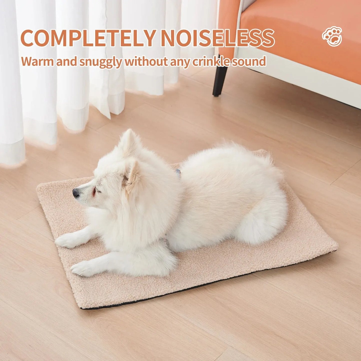 Cozy Self-Heating Pet Pad & Blanket for Winter – Self-Warming Cat Bed (60x45cm)