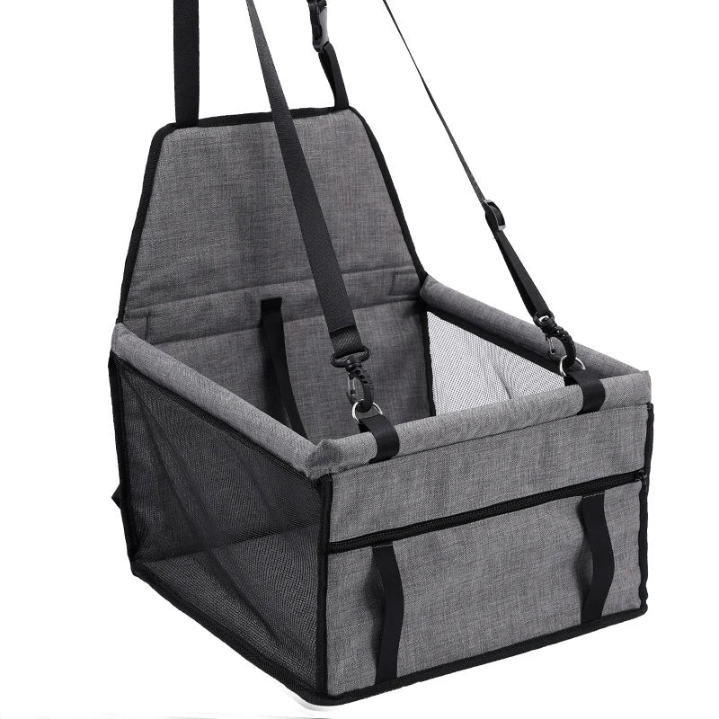 Foldable Dog Car Seat Cover Hammock - Pet Carrier Bag for Cats & Dogs
