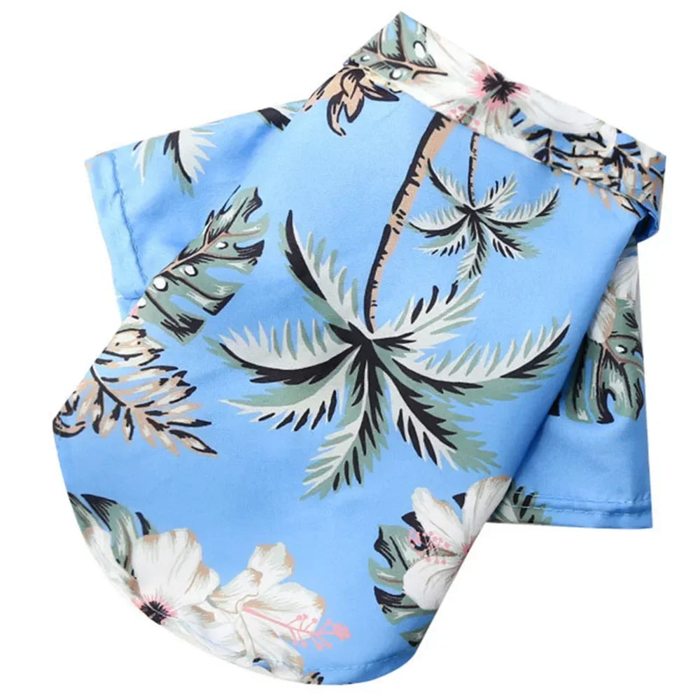 Hawaiian Dog T-Shirt – Tropical Shirt for Small Dogs & Cats