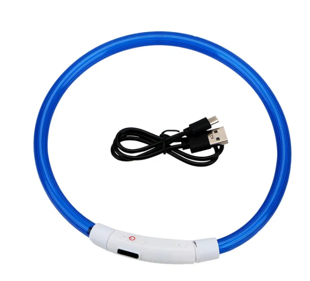 Led Dog Collar Luminous Usb size M 50cm