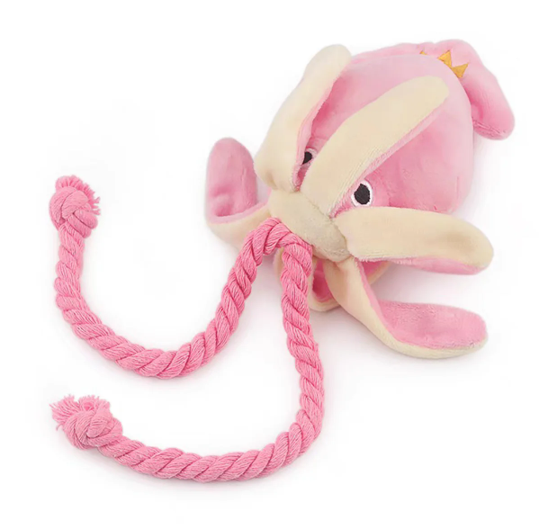 Supet Pet Octopus Plush Rope Toy Is Bite-resistant Fun And Interactive Suitable
