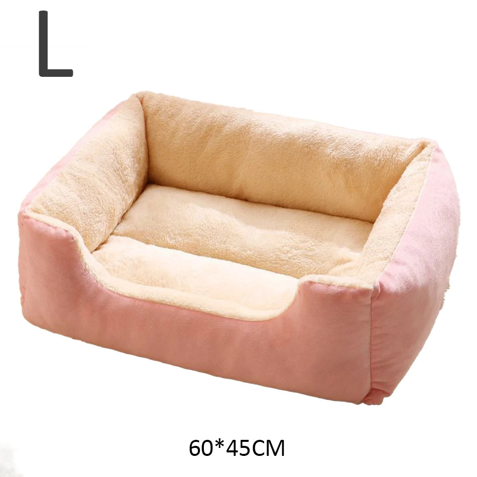 Cat Bed Pet Cushion for Cats, Kittens, Dogs – Comfortable House, Basket, and Habitat Accessories