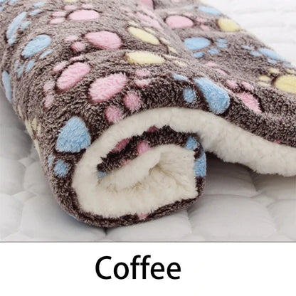 Flannel Pet Sleeping Mat: Cozy Bed for Dogs & Cats – Small to Large Sizes
