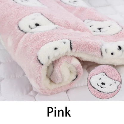 Flannel Pet Sleeping Mat: Cozy Bed for Dogs & Cats – Small to Large Sizes