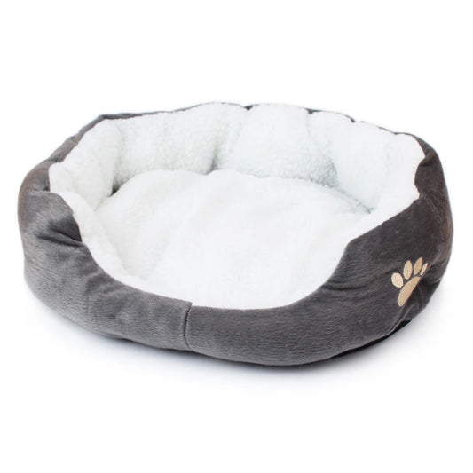 Thickened PP Cotton Dog Bed & Cat Bed, Cozy Pet Cave Sofa for Small Puppies & Cats