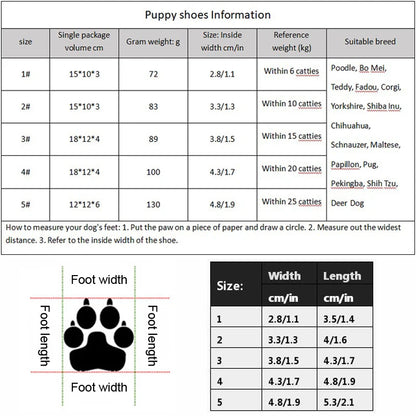 Warm Dog Shoes with Non-Slip Soles – Plush Protective Paw Booties