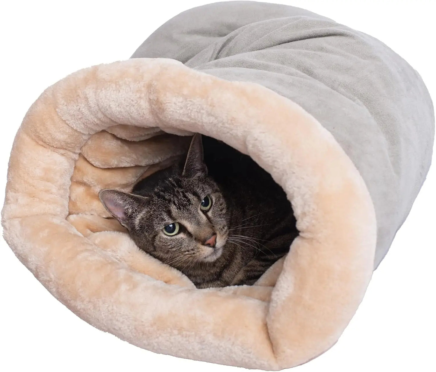 Warm Autumn Winter Cat Sleeping Bag – Semi-Enclosed Pet Nest, Removable & Washable