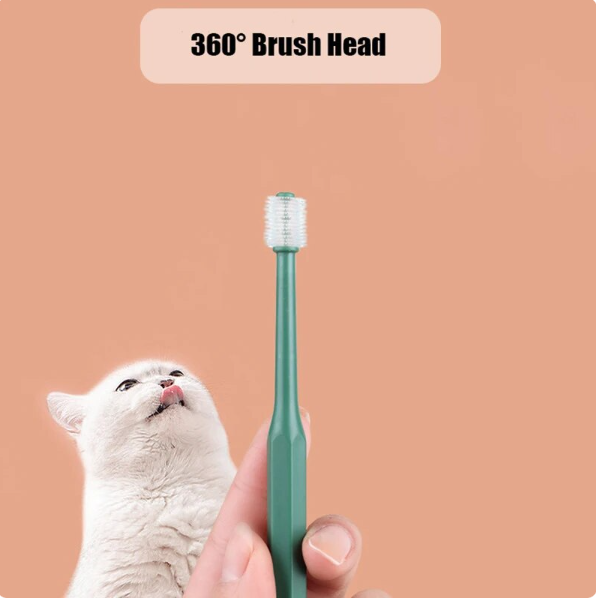 360 Degrees Pet Toothbrush Cat Brush Addition Bad Breath Tartar Teeth Care Dog