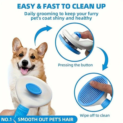 6pcs Pet Grooming Kit: Dog & Cat Hair Remover Brush, Non-Slip Cleaning Tools, Quick-Dry Towel for Effective Washing & Grooming