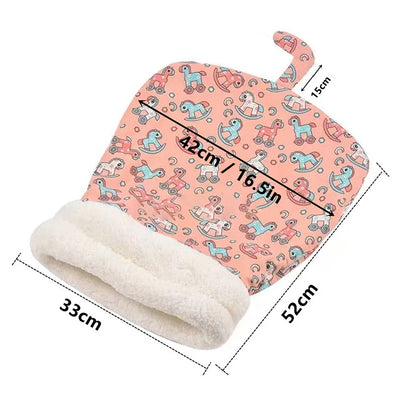 Warm Cat Sleeping Bag - Soft Tunnel Bed & Closed Pet House for Cats (2.5-7kg)