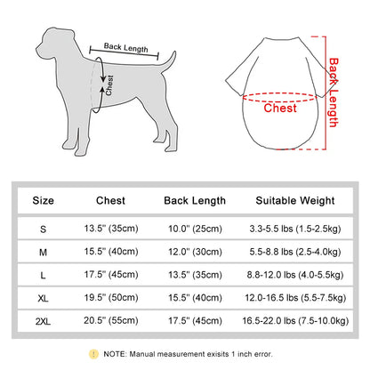 Soft Fleece Christmas Dog Clothes for Small Dogs Cats Puppy Costume