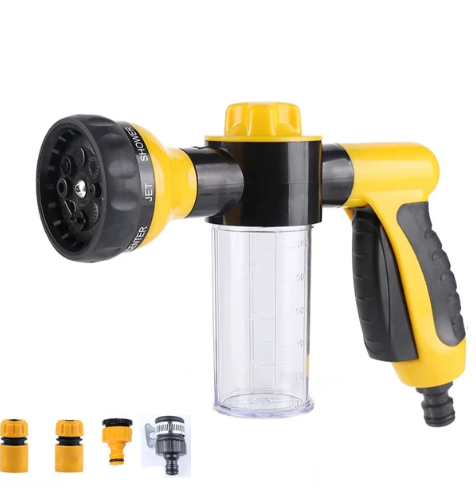 High-pressure Sprayer Nozzle Hose dog shower Gun 3 Mode Adjustable