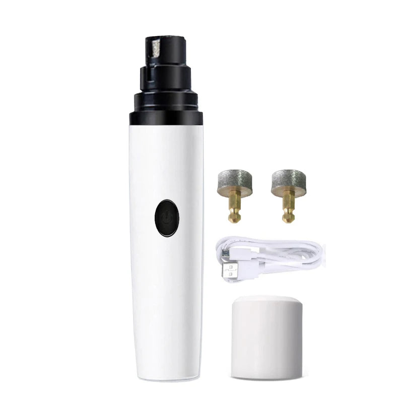 Rechargeable Pet Nail Grinder – USB Electric Clipper for Dogs & Cats