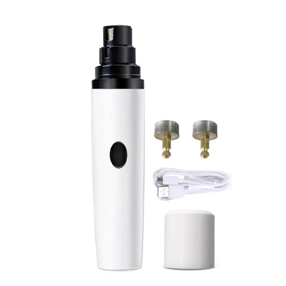 Rechargeable Pet Nail Grinder – USB Electric Clipper for Dogs & Cats