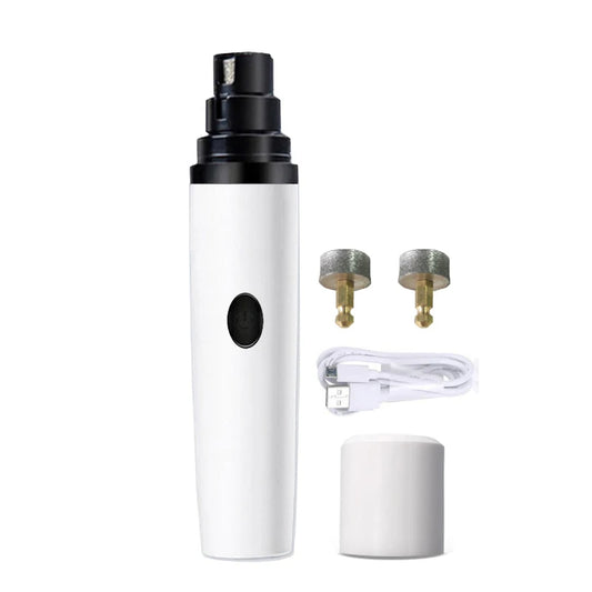 Rechargeable Pet Nail Grinder – USB Electric Clipper for Dogs & Cats