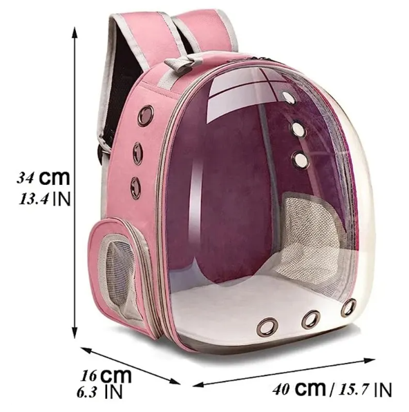 Cat Pet Carrier Backpack Transparent