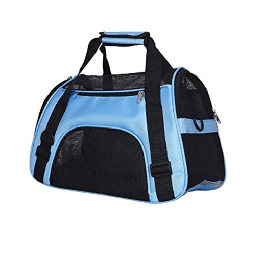 Travel Carrier for Cats, Dogs Puppy Comfort Portable Folding Pet Carrier