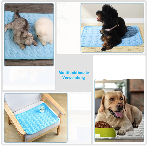 Summer Pet Cooling Mat Breathable Ice Blanket for Dogs Cats Pets Sleep size 40x50cm