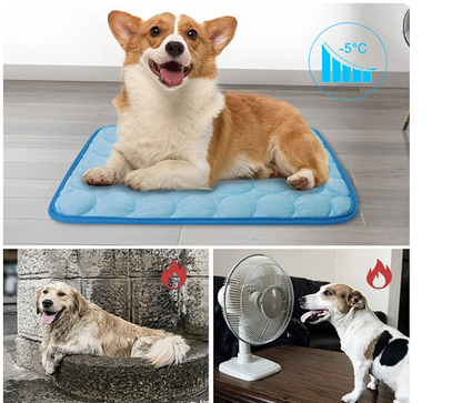 Summer Pet Cooling Mat Breathable Ice Blanket for Dogs Cats Pets Sleep size 40x50cm