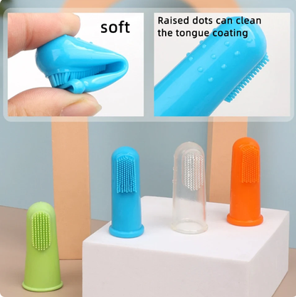 4pcs Super Soft Pet Finger Toothbrush