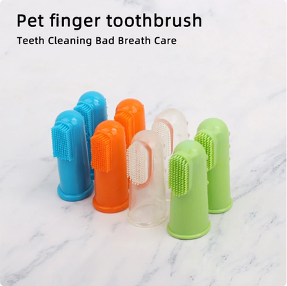 4pcs Super Soft Pet Finger Toothbrush