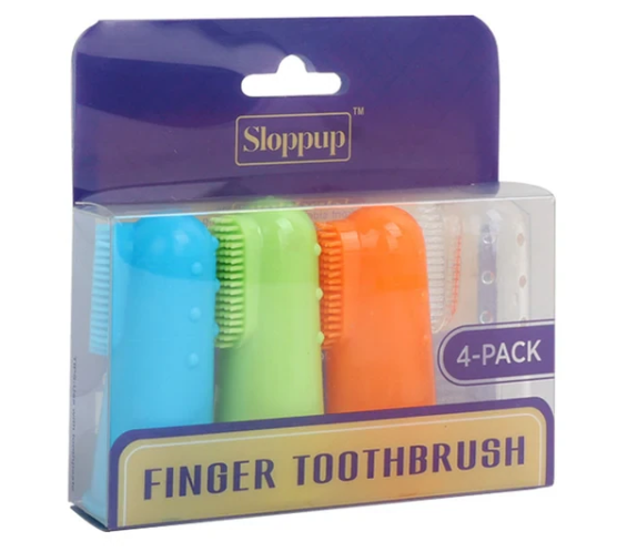 4pcs Super Soft Pet Finger Toothbrush