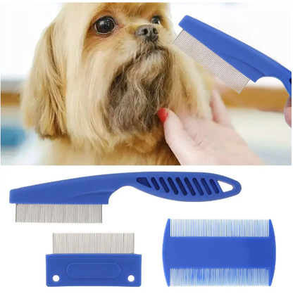 6 Pcs/set Pet Flea Comb Stainless Steel