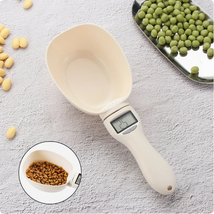 Pet Food Measuring Scoop Electronic Dog Cat Food Measuring Cup Digital