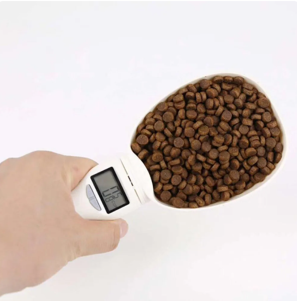 Pet Food Measuring Scoop Electronic Dog Cat Food Measuring Cup Digital