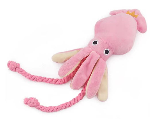 Supet Pet Octopus Plush Rope Toy Is Bite-resistant Fun And Interactive Suitable