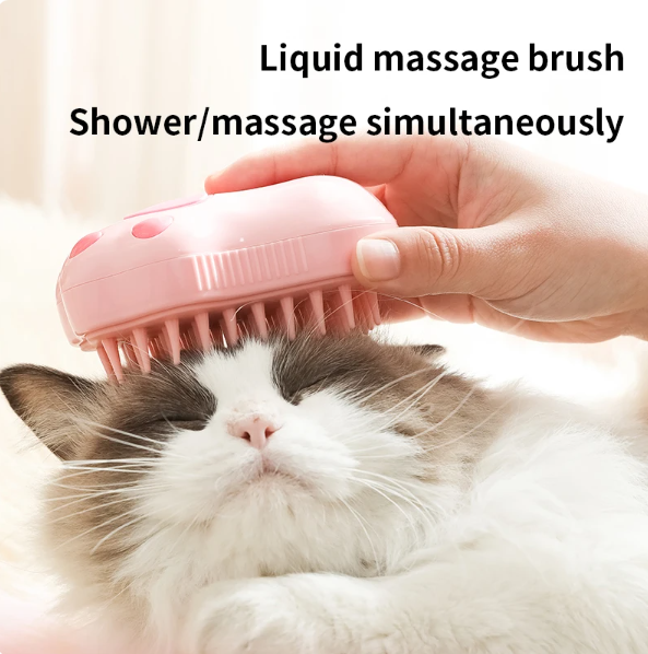 3 in 1 Pet Brush Cat Steam Brush Comb Dog Brush Electric Spray