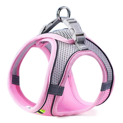 Reflective Adjustable Pet Harness Vest for Small & Medium Dogs Cats